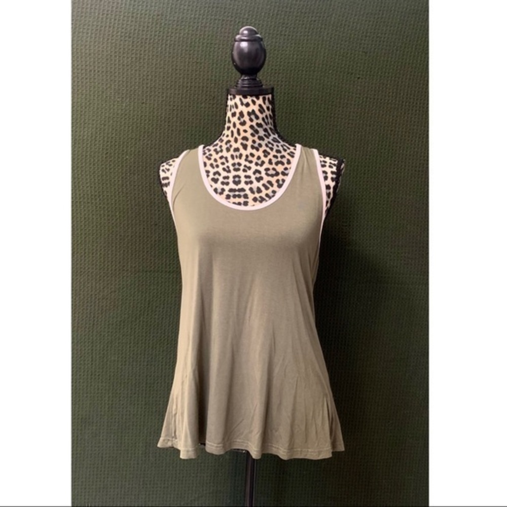 Olive Green Racerback Tanktop